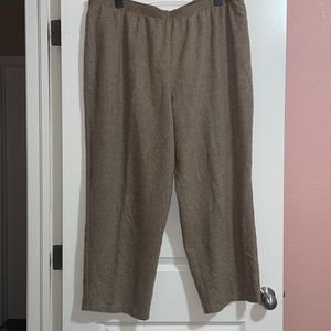 Blair Boutique Women’s size 3X Recycled Wool Blend Pull-On Pants Herringbone